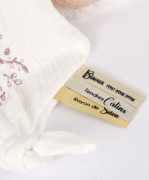 Darčeková sada Plyšový medvedík s dečkou 30 cm ružový Doudou