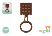 Hrkálka keksík silikón 13 x 5 cm Babyted