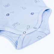 Body tričko šmyk TLAČ Outlast® Sv.modrá mačiatka