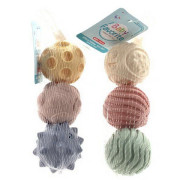 Loptička s textúrou set 3 ks 6 cm