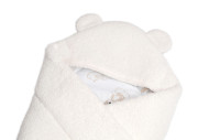 Baránková zavinovačka s kapucňou bavlna/baránok Teddy