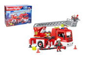 Hasičské auto s rebríkom stavebnice 40 cm