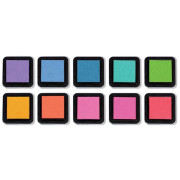 Pečiatkovacie vankúšiky Aladine Stampo Izink Pigment, 10 ks - pastelové farby