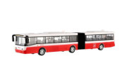 Autobus česky hovoriaci 36 cm červený na spätný chod so svetom a zvukom