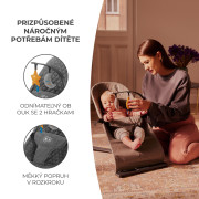 Lehátko hojdacia Mimi Grey do 9 kg Kinderkraft