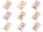 Narodeninové samolepiace číslice s pohyblivými flitrami