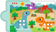 Magnetická hra Triedenie farieb s dinosaurom Kids Toys