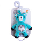 Naťahovací hrací strojček plyš 30 cm záves na postieľku/kočík Babyted