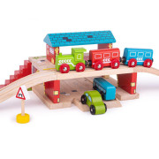 Nádražie nad cestou Bigjigs Rail