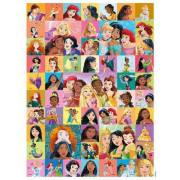100 samolepiek s omaľovánkovými listami Disney Princezné