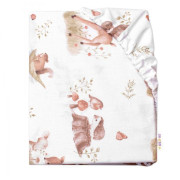 Bavlnená prestieradlo do postieľky 120 x 60 cm Baby Nellys