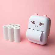 Detská termotlačiareň Maxlife MXTP-100 ružová