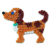 Podložka na zažehľovacie korálky Hama Psík MIDI