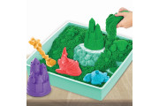 Škatuľa tekutého piesku s podložkou zelená Kinetic Sand