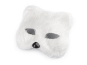 Karnevalová maska - škraboška chlpatá mačka