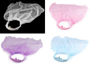 Venček/korunka do vlasov so závojom