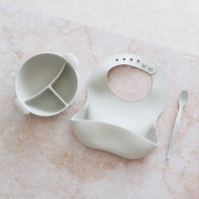 Silikónová delená miska s prísavkou DOTS 360 ml Canpol babies