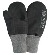 Zimné palcové rukavice softshell s baránkom Grey Esito
