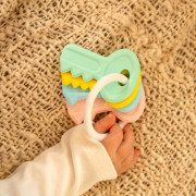 Detská hrkálka kľúče pastelové Akuku