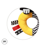 Kontrastné. zmyslová hrkálka Mouse Baby Ono