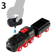 Vianočná vlaková sada s parnou lokomotívou Brio