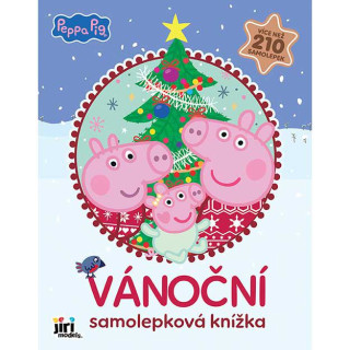 Vianočná samolepková knižka Prasiatko Peppa