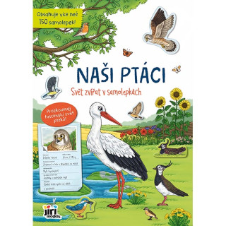 Svet zvierat v samolepkách Naši vtáci