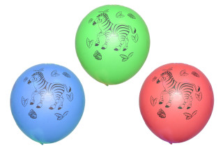 Balónik nafukovací 30 cm zvieratká sada 10 ks