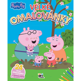 Veľké omaľovánky Prasiatko Peppa