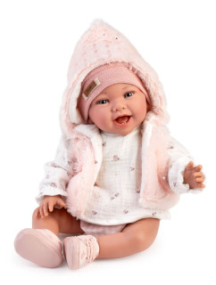 Olivie záťažová realistická bábika bábätko s mäkkým látkovým telom - 42 cm Guca