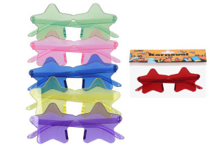 Set karneval - okuliare plastové hviezdy