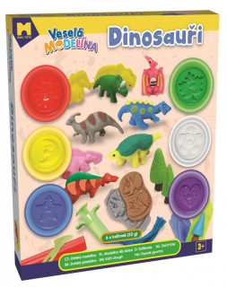 Veselá modelína dinosaury