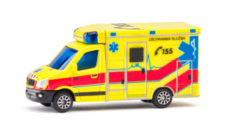 Záchranné a servisné vozidlá so svetlami a zvukmi SR, Sanitka Maisto