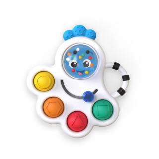 Baby Einstein Hračka senozorická hrkálka a hryzátko Opus's Shape Pops ™ 3 m +