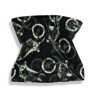 Bavlnený nákrčník Motokros - čierny Esito