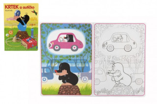 Omaľovánky Krtko a autíčko A4