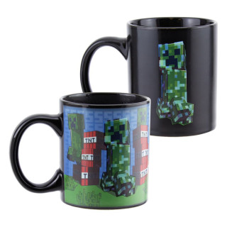 Hrnček meniaci Minecraft Creeper