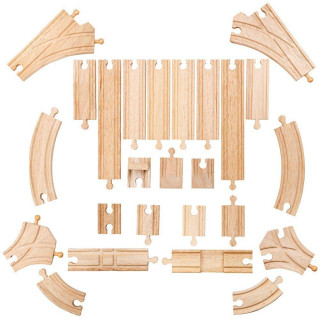 Drevené koľaje set 25 dielov Bigjigs Rail