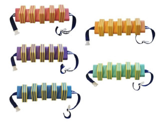 Penový plavecký pás 1 000 mm žltý pruh Matuška Dena
