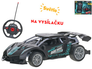 R/C auto závodné 21 cm 1:18 27MHz plná funkcia na batérie so svetlom