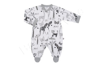 Overal pre bábätká Safari sivá Česká výroba Babyservice