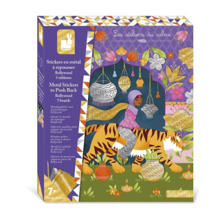 Kreatívna sada Obrázky s metalickým papierom Bolywood Janod