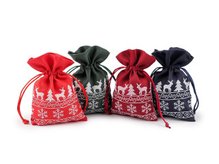 Vianočné darčekové vrecúško 10x15 cm