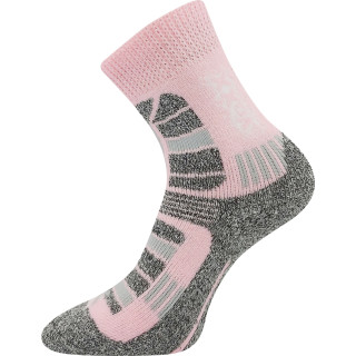 Ponožky detské zimné Traction vlnené ružové