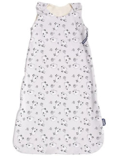 Merino spací vak bio so zipsom na boku ovečky šedej
