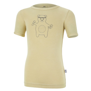 Tričko tenké KR obrázok Outlast® sv.matcha Veľ. 110