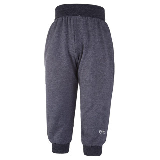 Tepláky šmyk Outlast® - tm.šedý melír