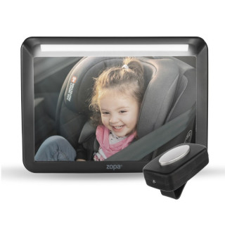 Zrkadlo s LED osvetlením Deluxe, Black