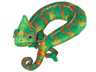 Chameleón/vankúš cestovný plyšový 50 cm 0 m+