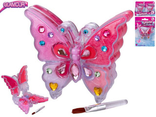 Glamour lesk na pery v tvare motýľa 7 cm